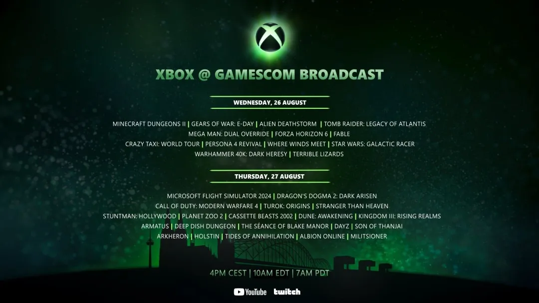 Xbox公布科隆展直播阵容：《神鬼寓言》领衔30余款作品