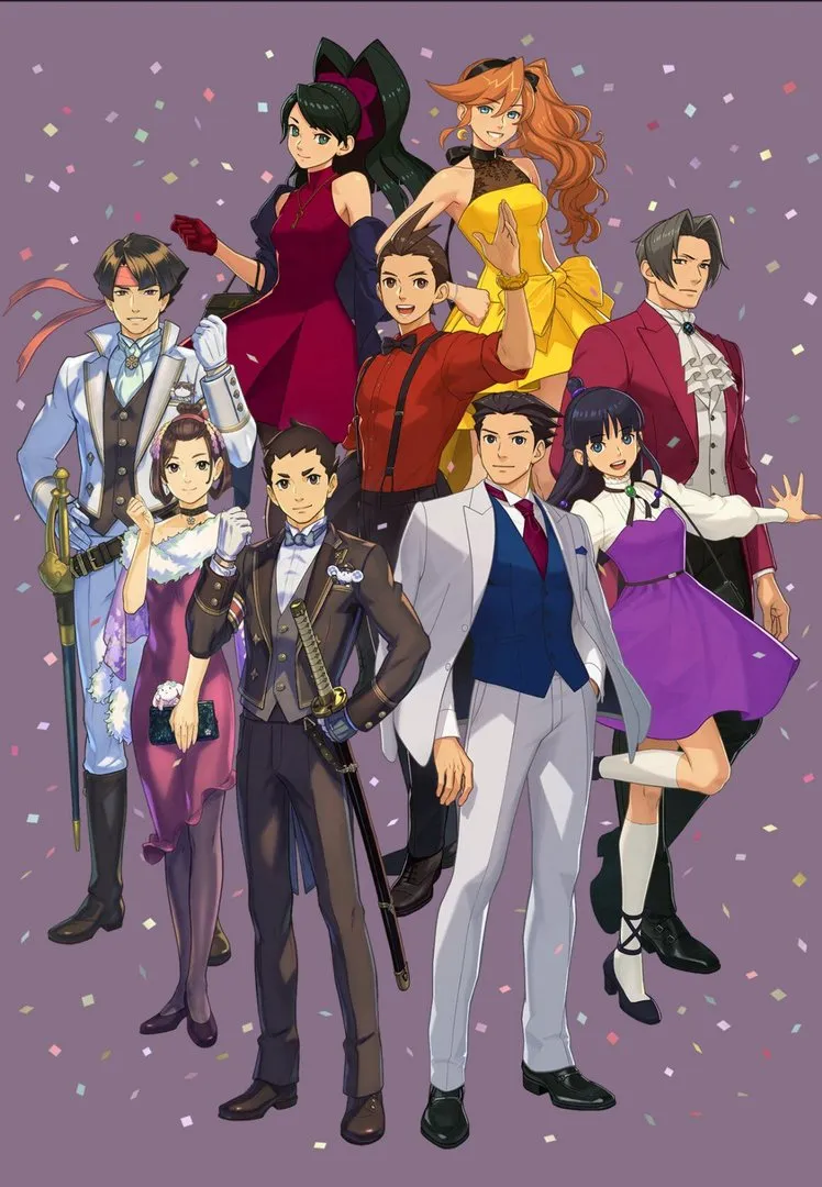 《逆转裁判》公开25周年纪念插画 《逆转裁判123 成步堂精选集》卖出500万套